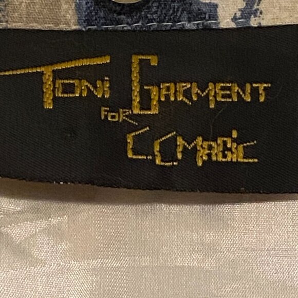 Vintage Toni Garment for CC Magic Womens Large Blazer Art to Wear Retro Style 80 - Picture 3 of 5